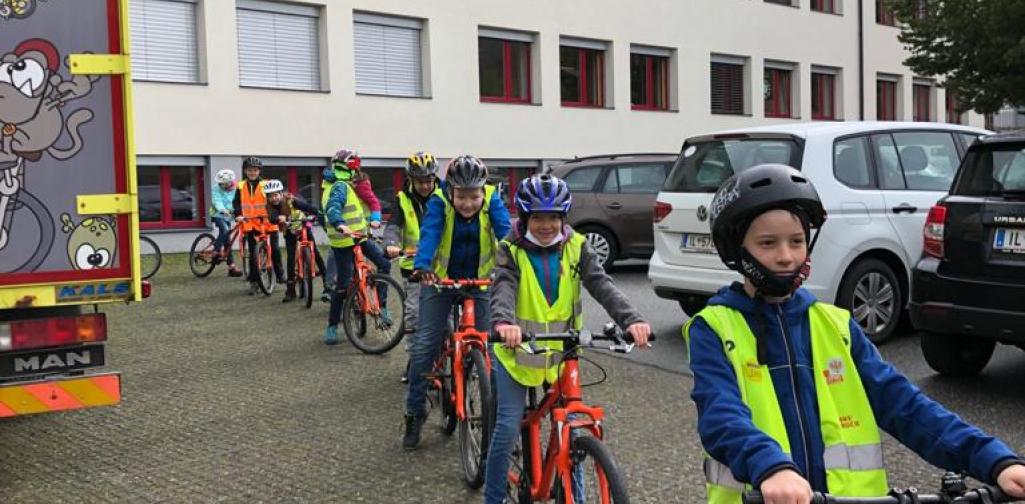 Foto der Fahrradprüfung Foto der Fahrradprüfung